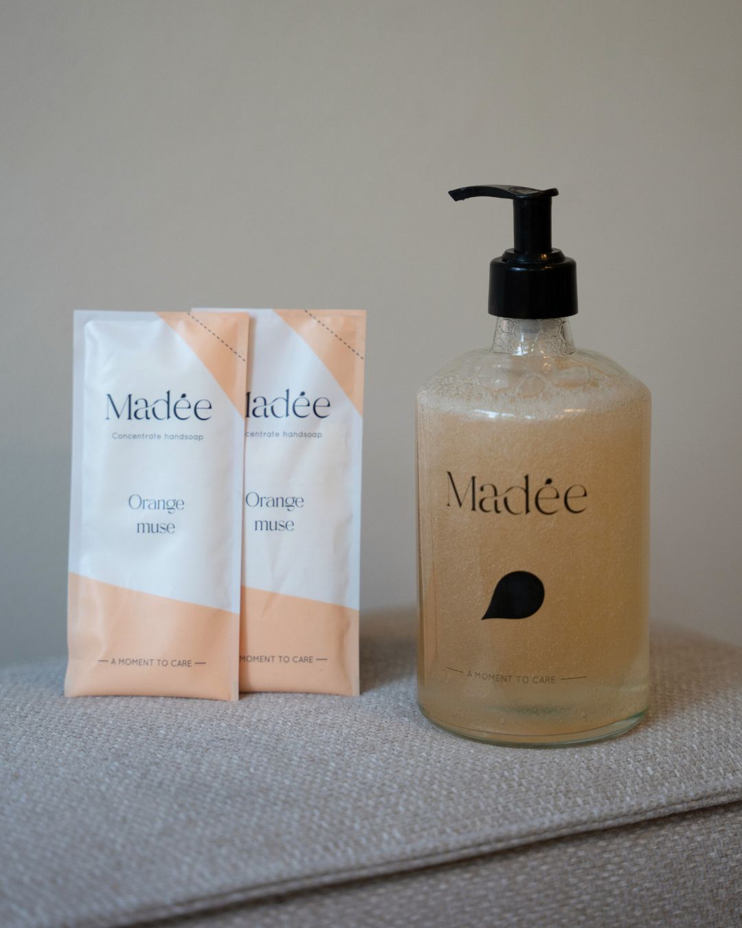 Glass hand soap set | Orange Muse Orange Muse